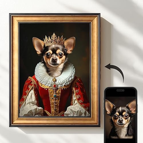 Crown & Paw Custom Pet Portrait